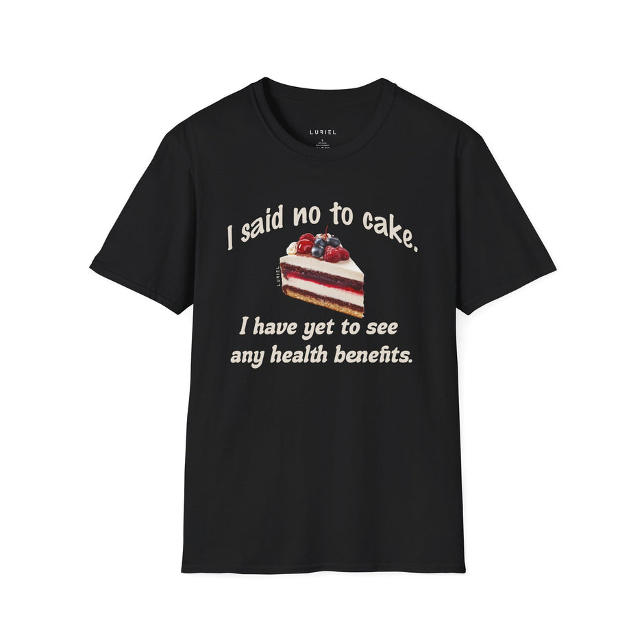 T-Shirt Saying No to Cake T‑Shirt Saying No to Cake T‑Shirt