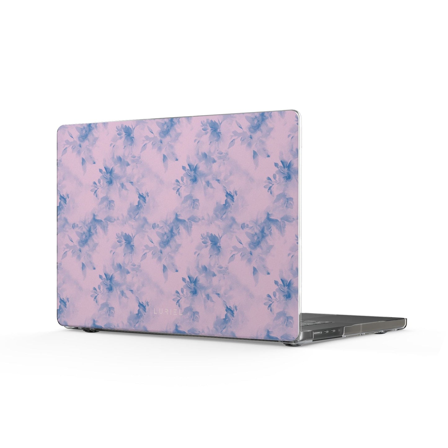 Laptop Sleeve Pinky Blue Floral MacBook Case | Pastel Laptop Cover Pinky Blue Floral MacBook Case | Pastel Laptop Cover