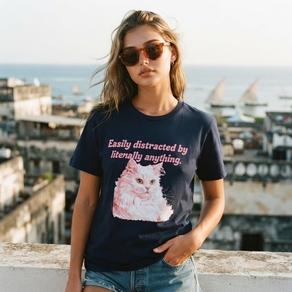 T-Shirt Easily Distracted T-Shirt Easily Distracted T-Shirt
