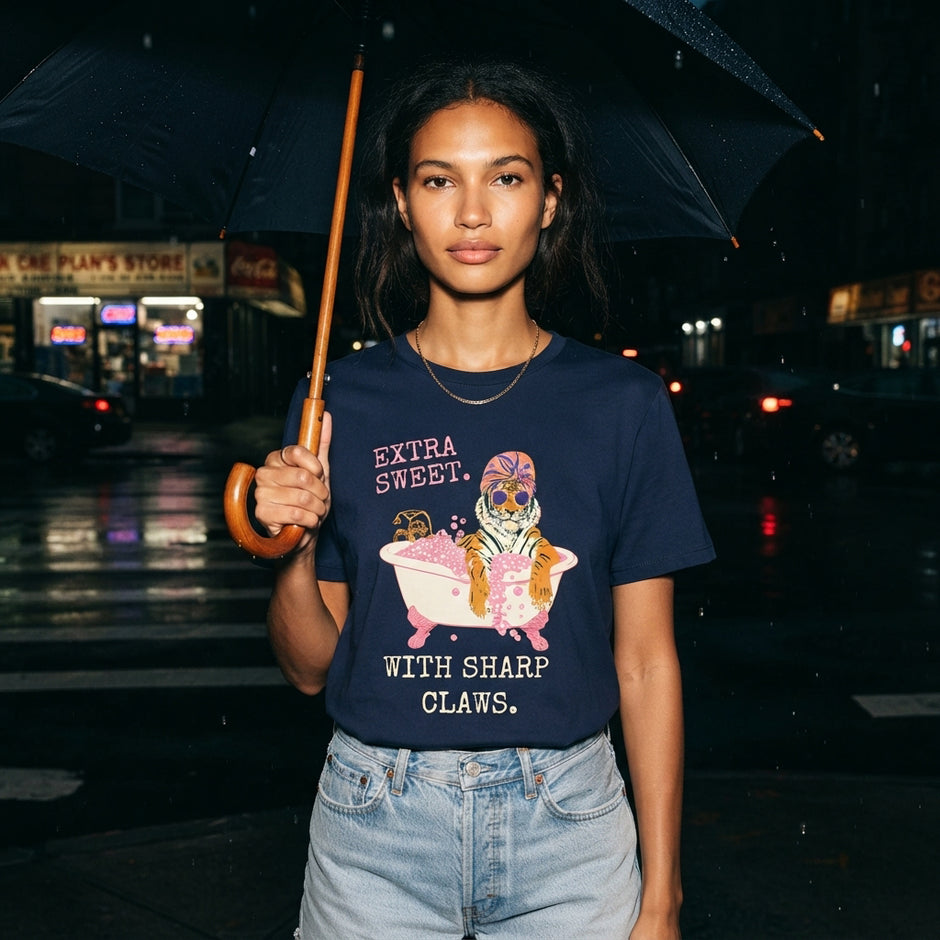 T-Shirt Extra Sweet With Sharp Claws T-Shirt Extra Sweet With Sharp Claws T-Shirt