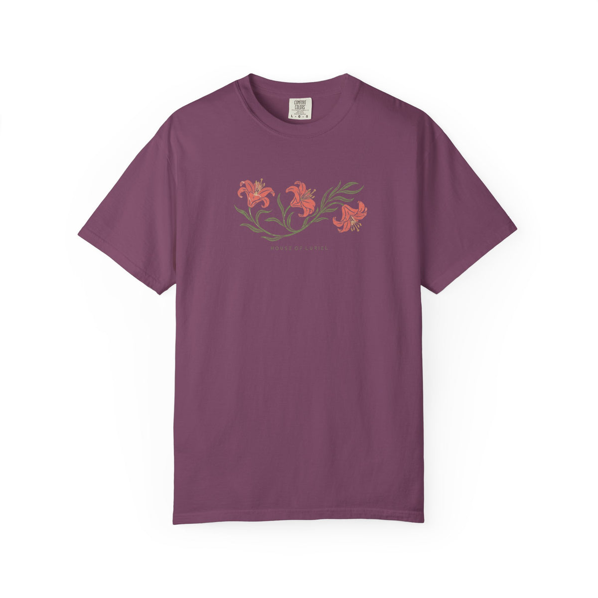 T-Shirt Floral Lily Vine T-Shirt Floral Lily Vine T-Shirt