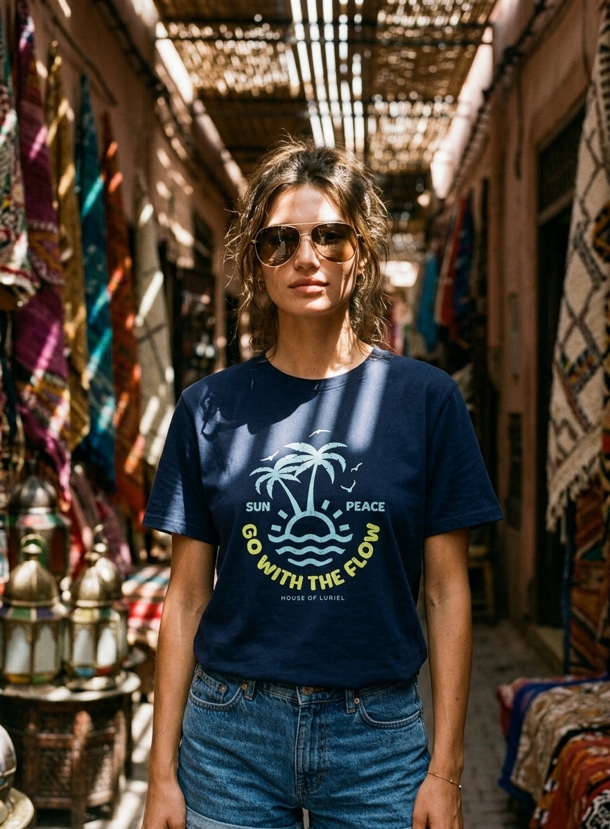 T-Shirt Go With The Flow T-Shirt Go With The Flow T-Shirt