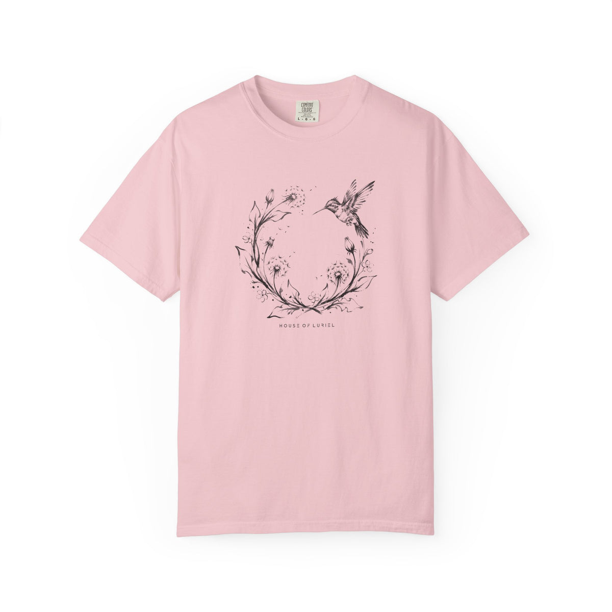 T-Shirt Hummingbird Floral Wreath T-Shirt Hummingbird Floral Wreath T-Shirt