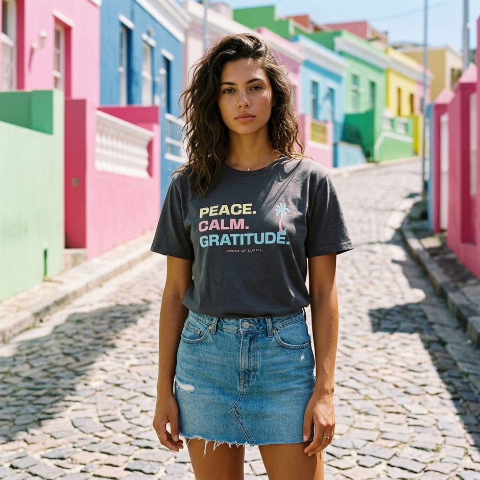 T-Shirt Peace. Calm. Gratitude. T-Shirt Peace. Calm. Gratitude. T-Shirt