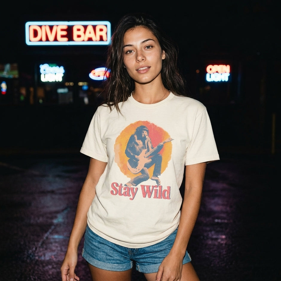 T-Shirt Stay Wild T-Shirt Stay Wild T-Shirt