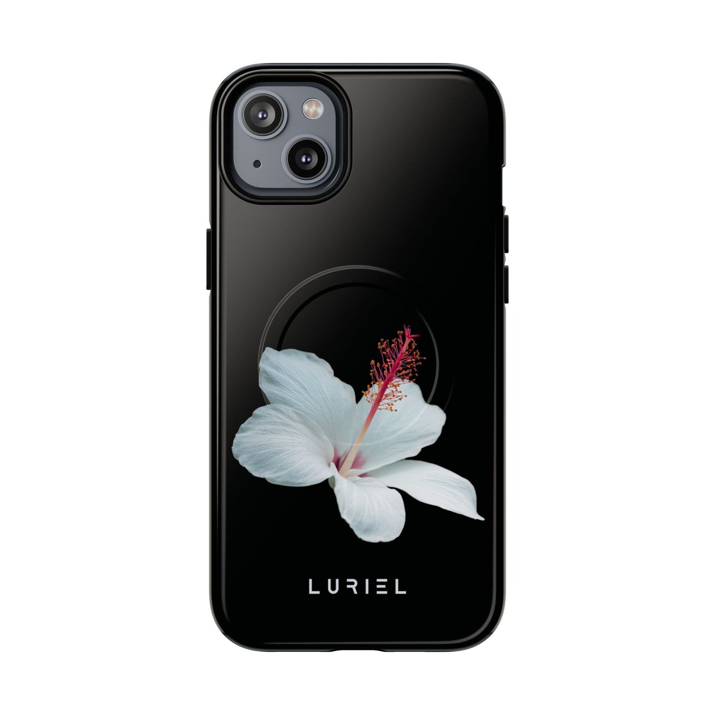 Phone Case White Hibiscus Floral Tough Magsafe Case White Hibiscus Floral Tough Magsafe Case