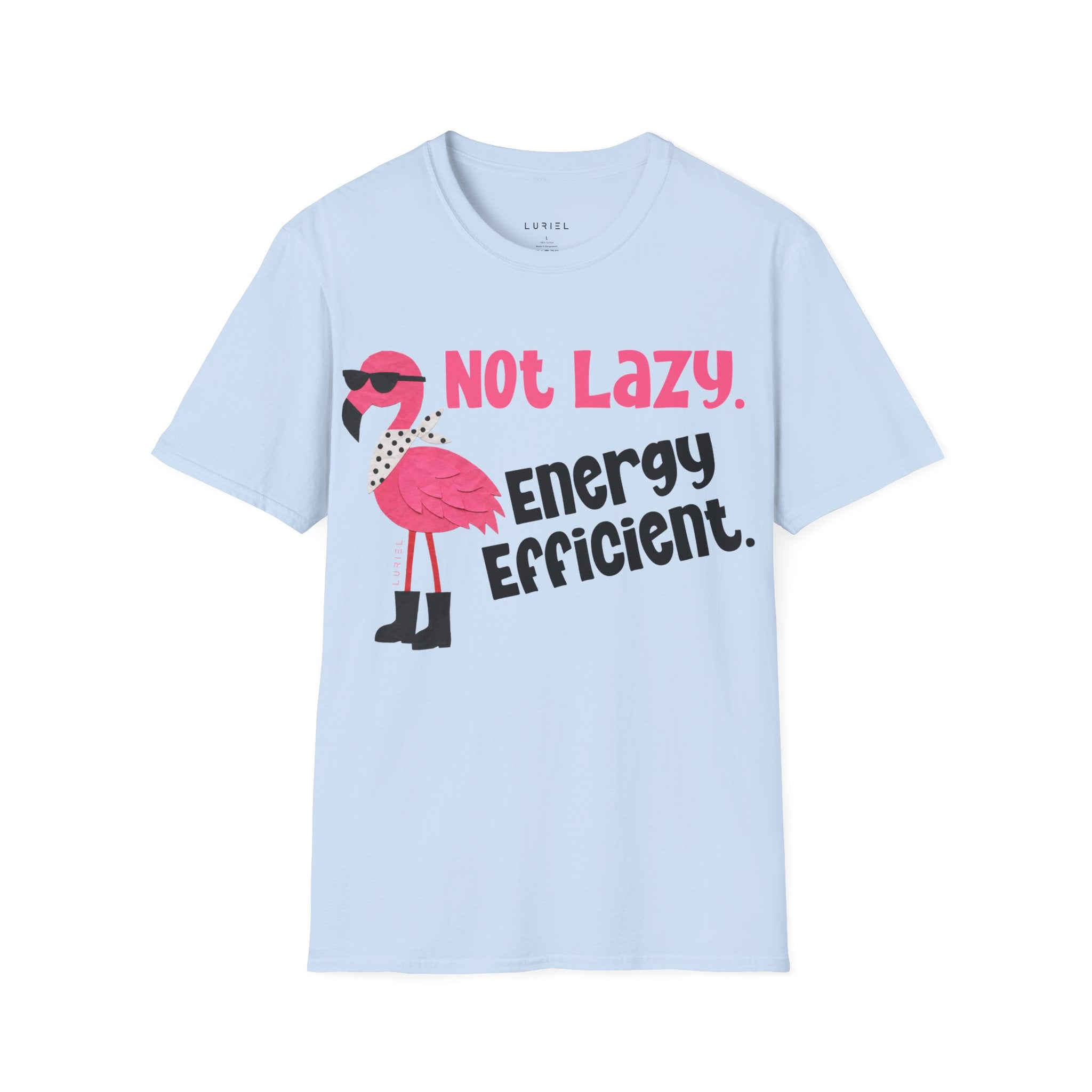 Not Lazy Flamingo T-Shirt