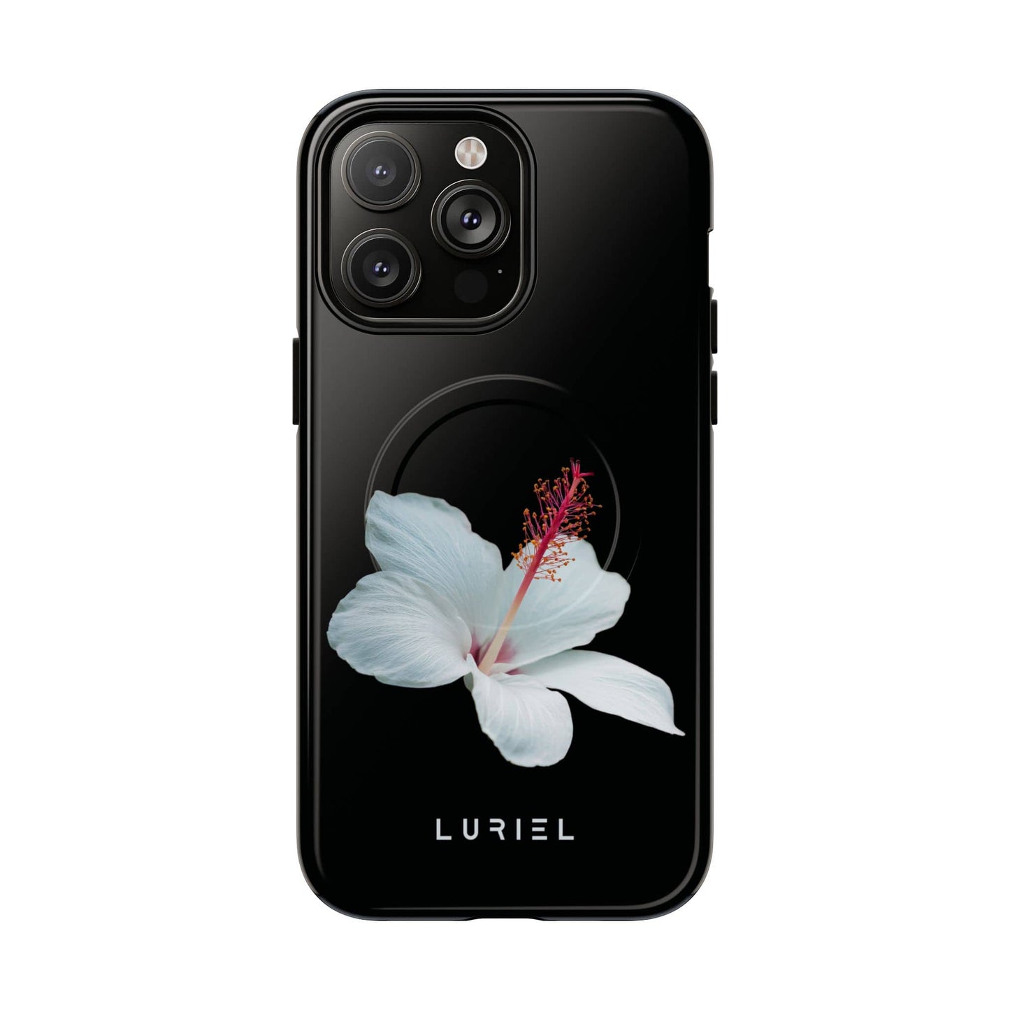 Phone Case White Hibiscus Floral Tough Magsafe Case White Hibiscus Floral Tough Magsafe Case