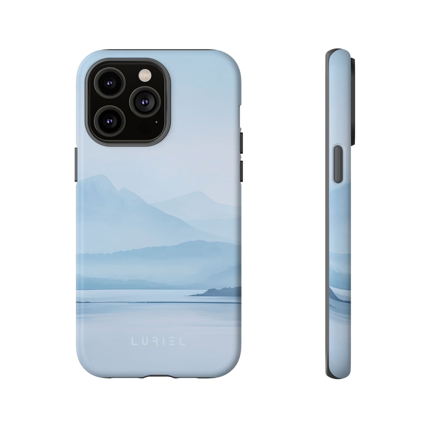 Phone Case Misty Blue Mountain Lake Tough Phone Case Misty Blue Mountain Lake Tough Phone Case