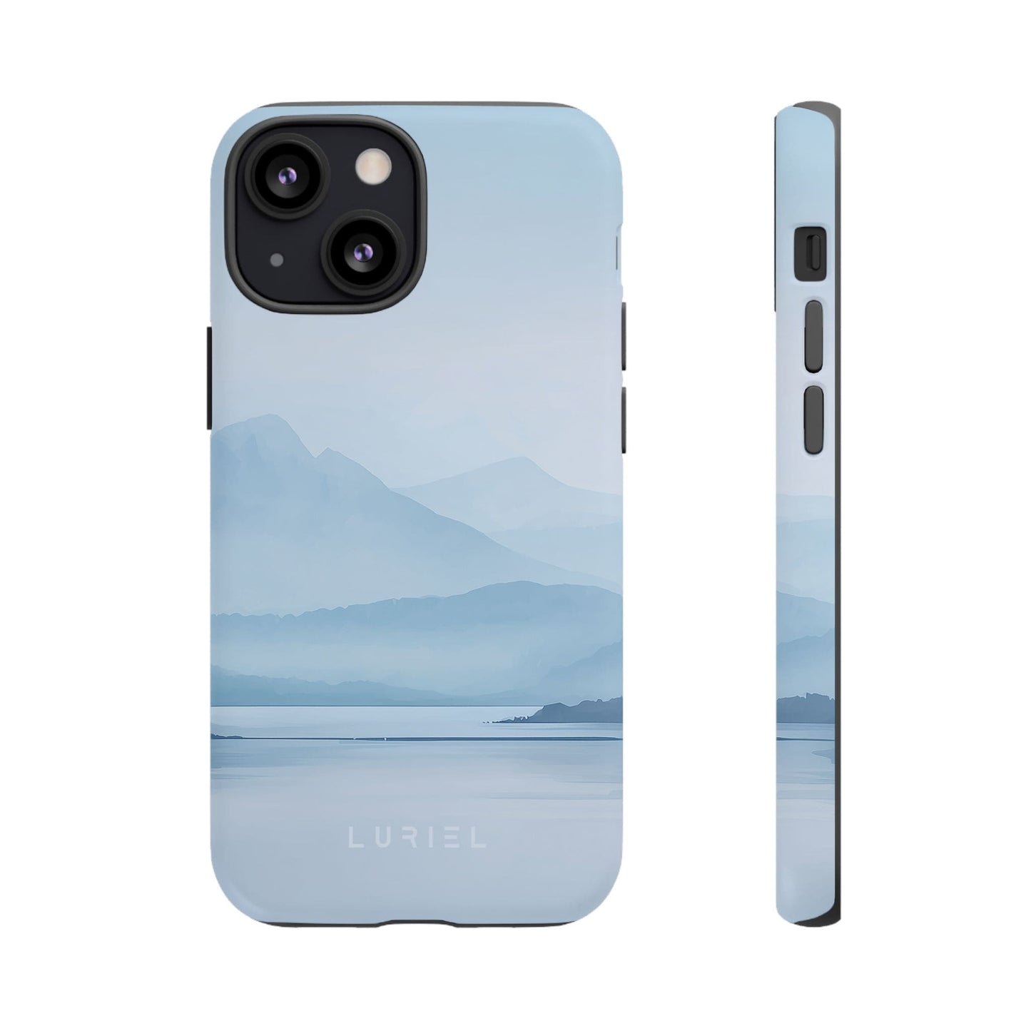 Phone Case Misty Blue Mountain Lake Tough Phone Case Misty Blue Mountain Lake Tough Phone Case