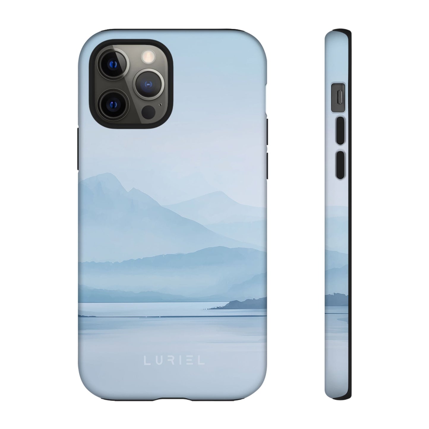 Phone Case Misty Blue Mountain Lake Tough Phone Case Misty Blue Mountain Lake Tough Phone Case