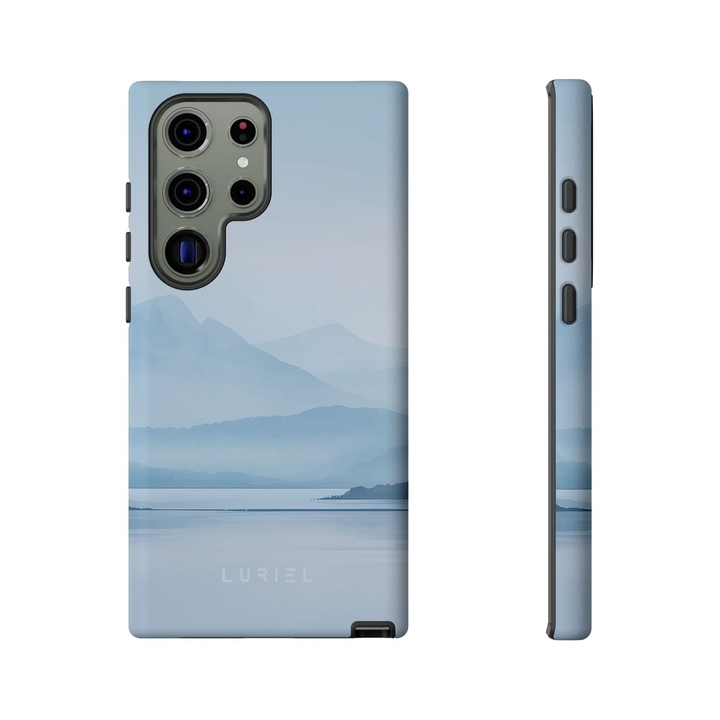 Phone Case Misty Blue Mountain Lake Tough Phone Case Misty Blue Mountain Lake Tough Phone Case