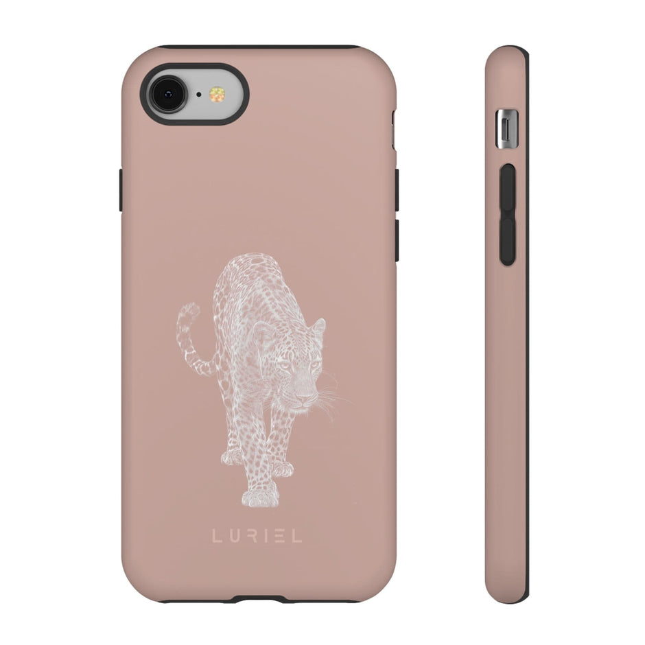 Phone Case White Leopard Outline Tough Phone Case White Leopard Outline Tough Phone Case