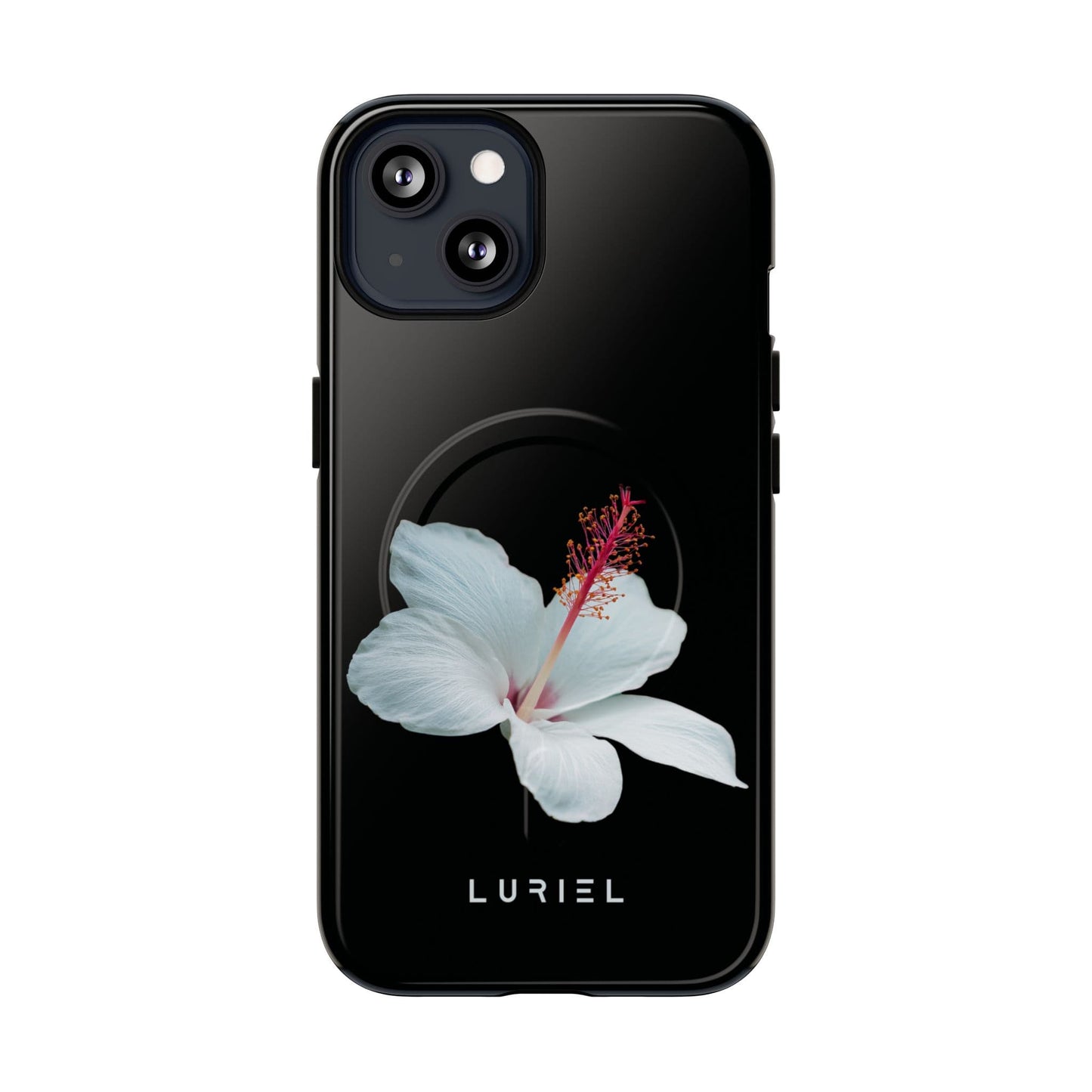 Phone Case White Hibiscus Floral Tough Magsafe Case White Hibiscus Floral Tough Magsafe Case