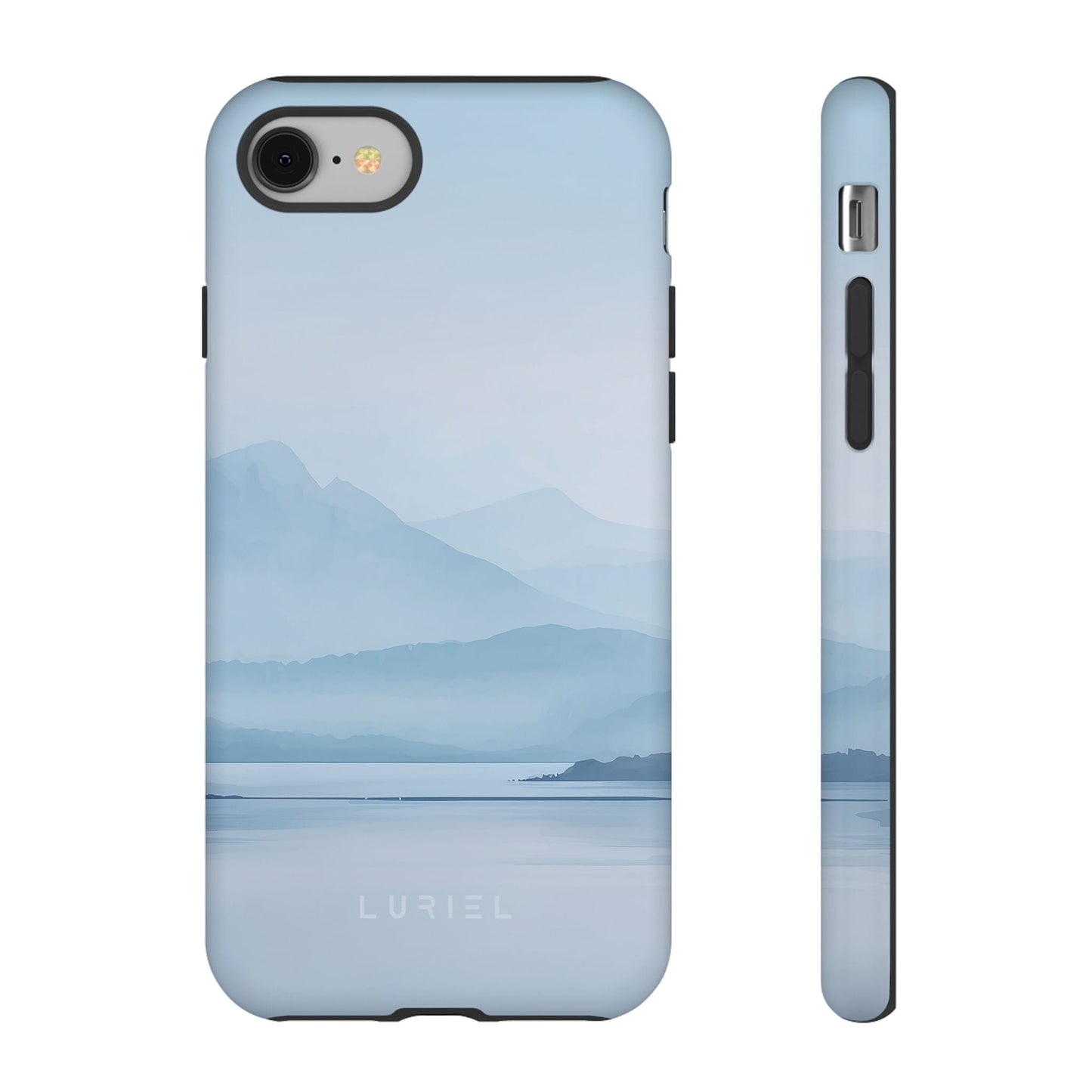 Phone Case Misty Blue Mountain Lake Tough Phone Case Misty Blue Mountain Lake Tough Phone Case