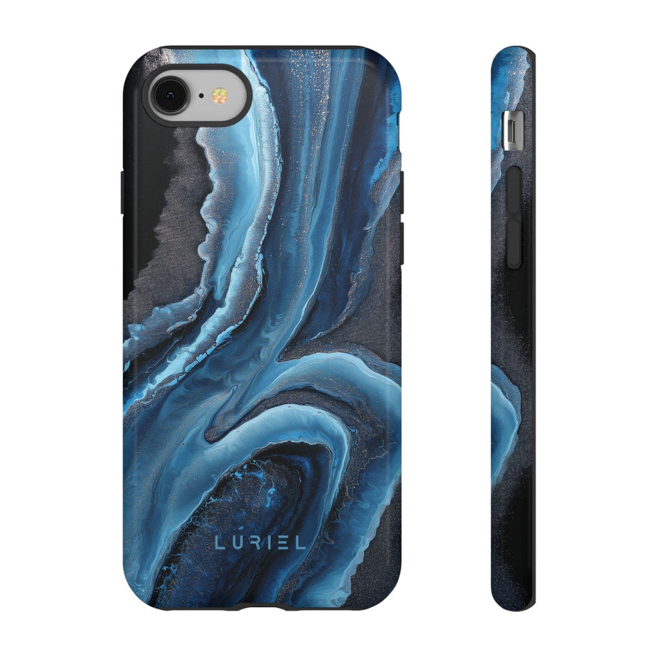 Phone Case Blue Agate Swirls Tough Phone Case Blue Agate Swirls Tough Phone Case