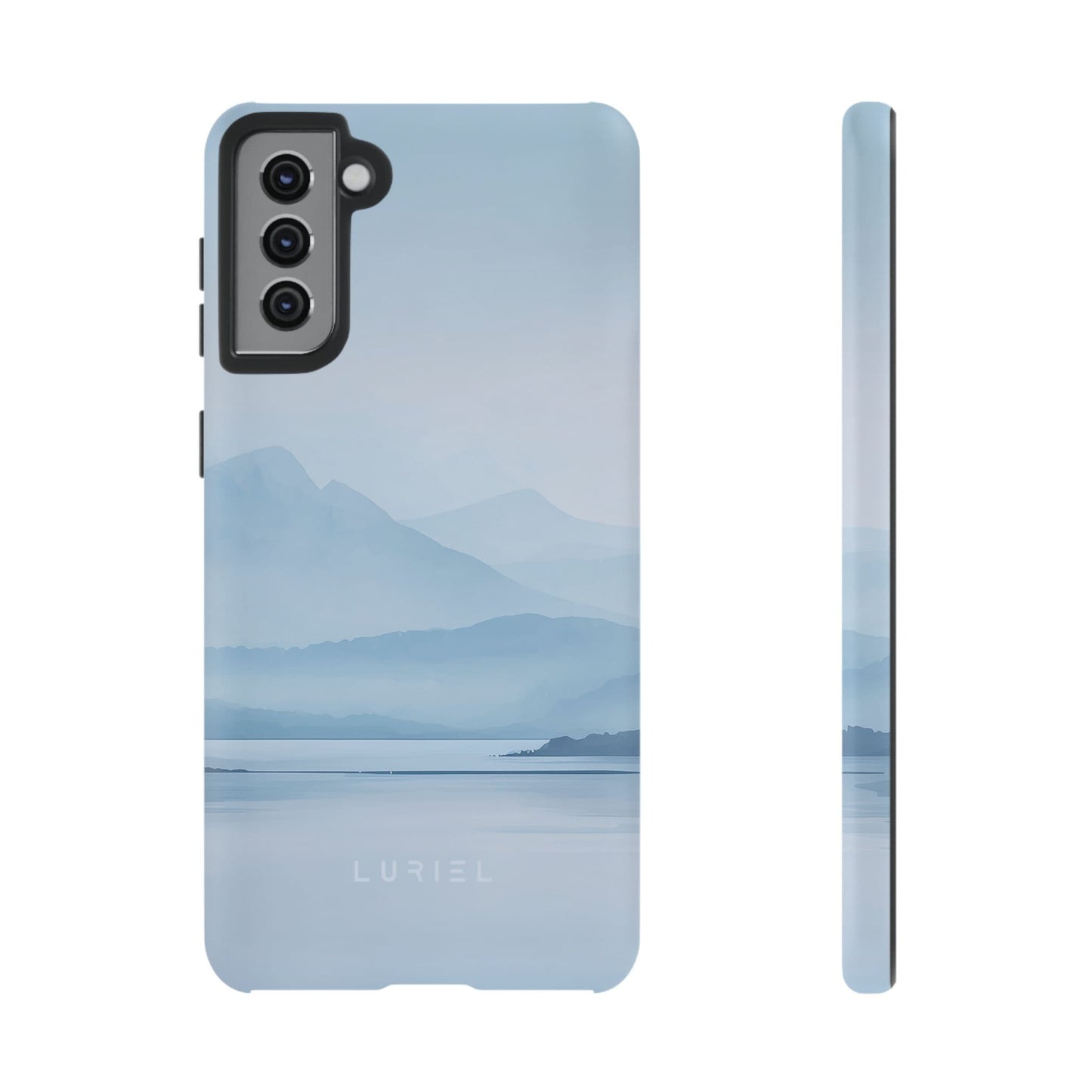 Phone Case Misty Blue Mountain Lake Tough Phone Case Misty Blue Mountain Lake Tough Phone Case