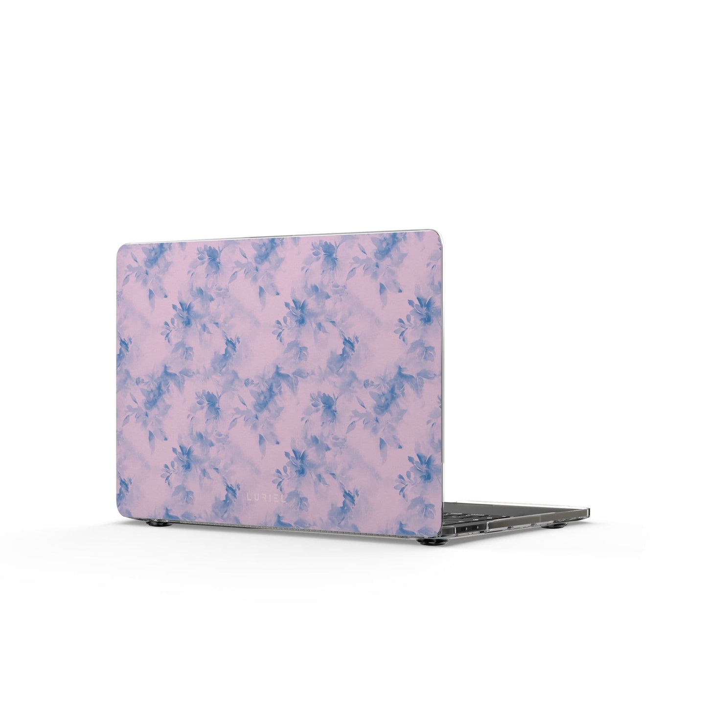 Laptop Sleeve Pinky Blue Floral MacBook Case | Pastel Laptop Cover Pinky Blue Floral MacBook Case | Pastel Laptop Cover