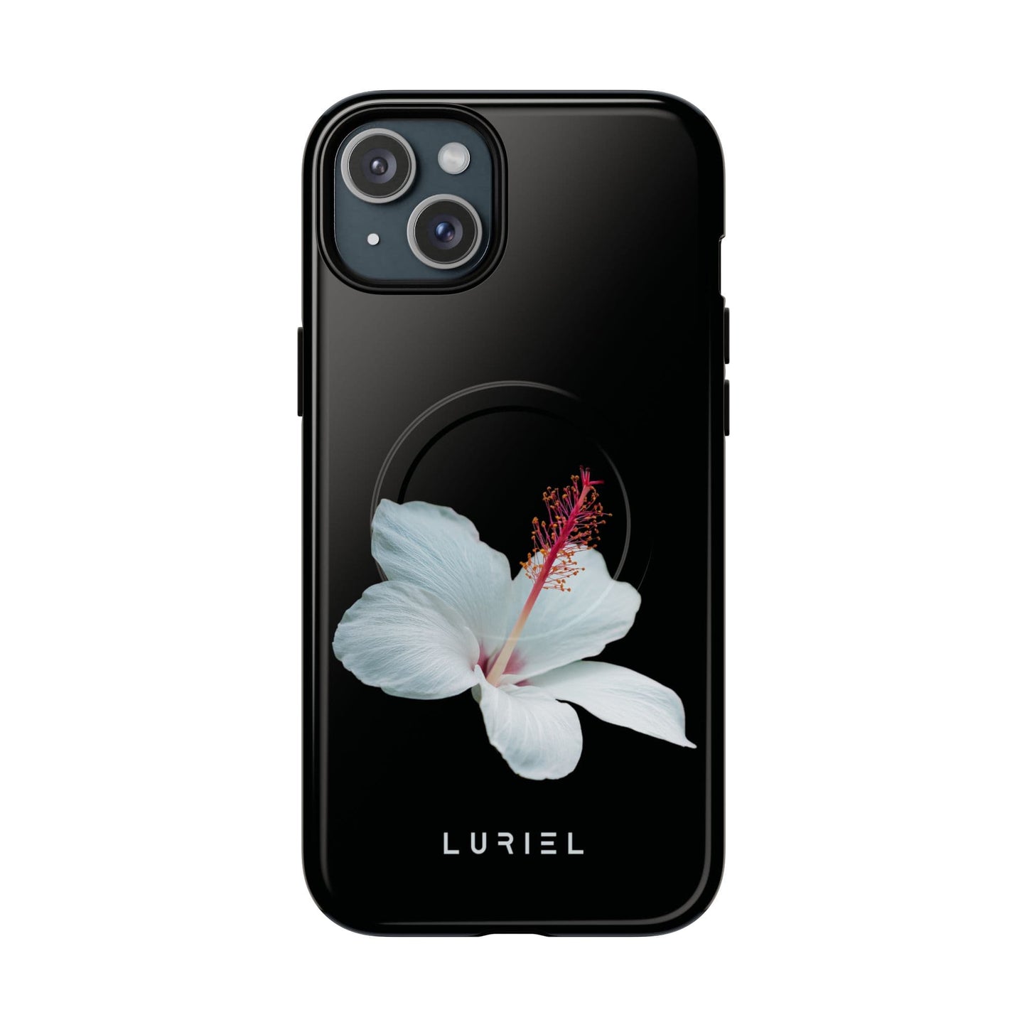 Phone Case White Hibiscus Floral Tough Magsafe Case White Hibiscus Floral Tough Magsafe Case