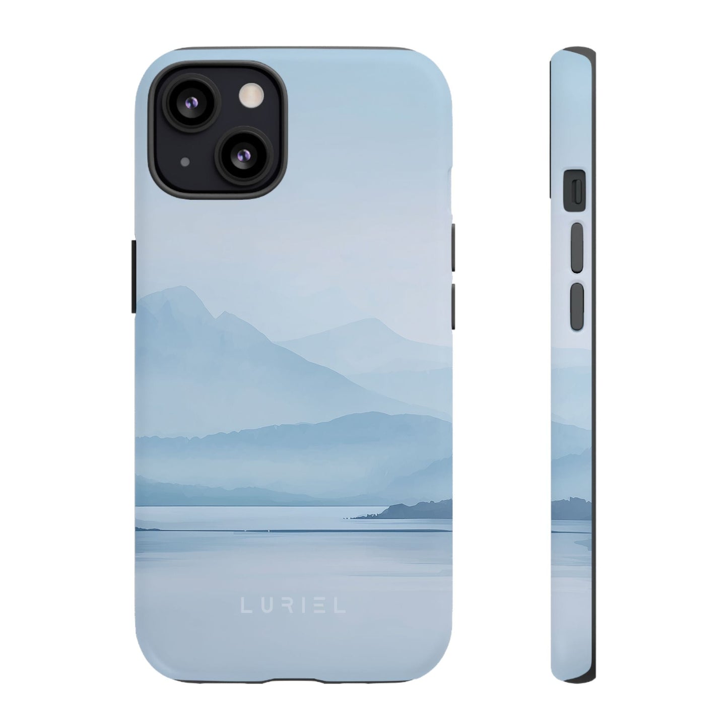 Phone Case Misty Blue Mountain Lake Tough Phone Case Misty Blue Mountain Lake Tough Phone Case