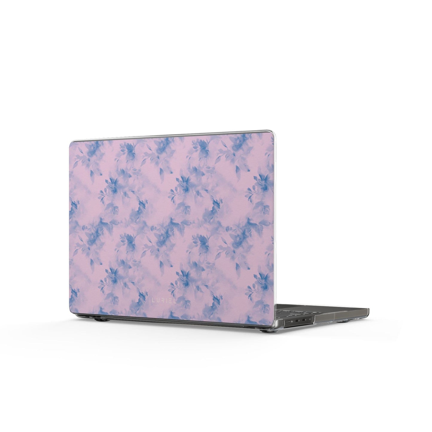 Laptop Sleeve Pinky Blue Floral MacBook Case | Pastel Laptop Cover Pinky Blue Floral MacBook Case | Pastel Laptop Cover