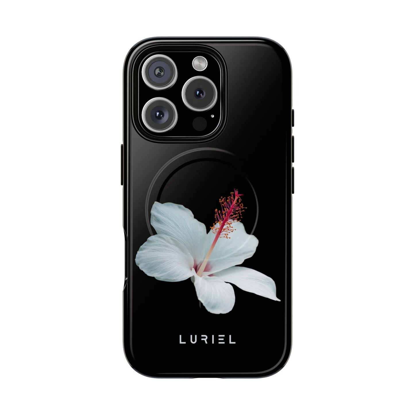 Phone Case White Hibiscus Floral Tough Magsafe Case White Hibiscus Floral Tough Magsafe Case