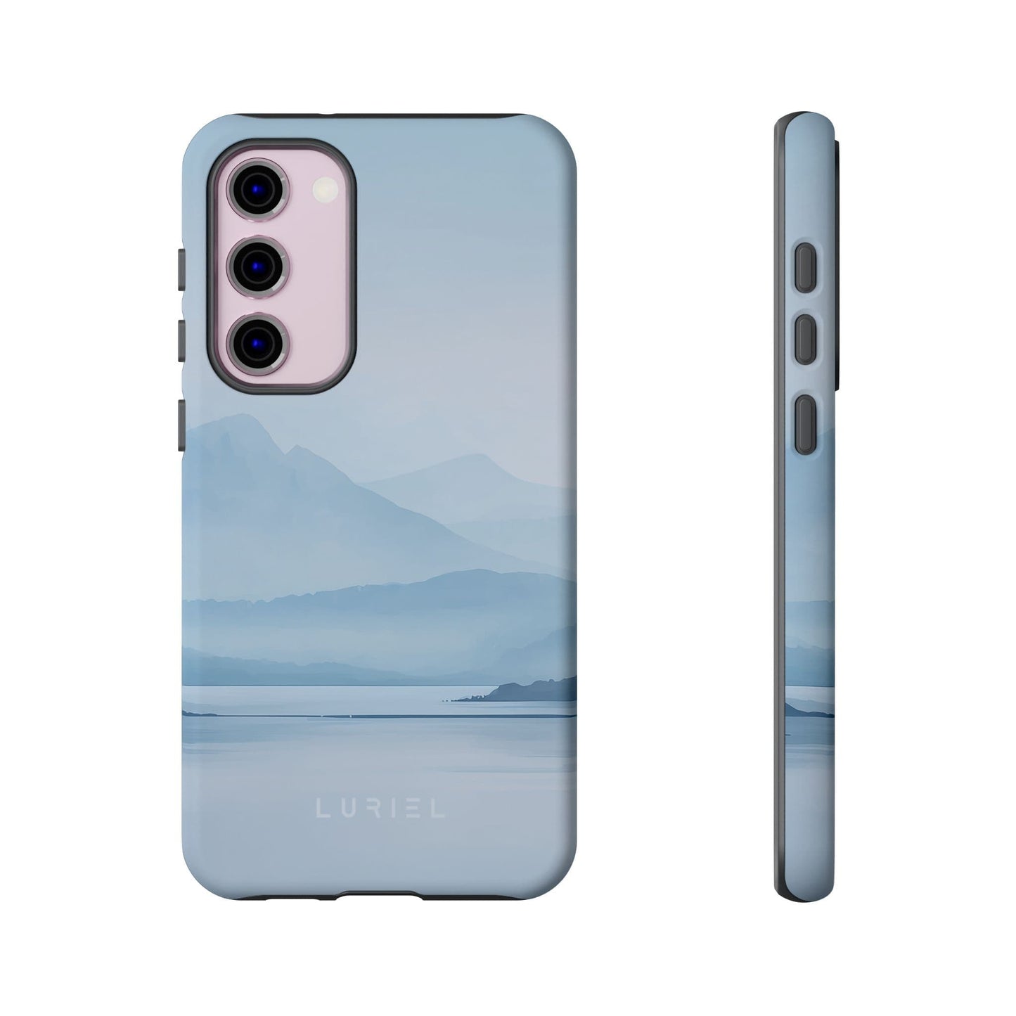 Phone Case Misty Blue Mountain Lake Tough Phone Case Misty Blue Mountain Lake Tough Phone Case