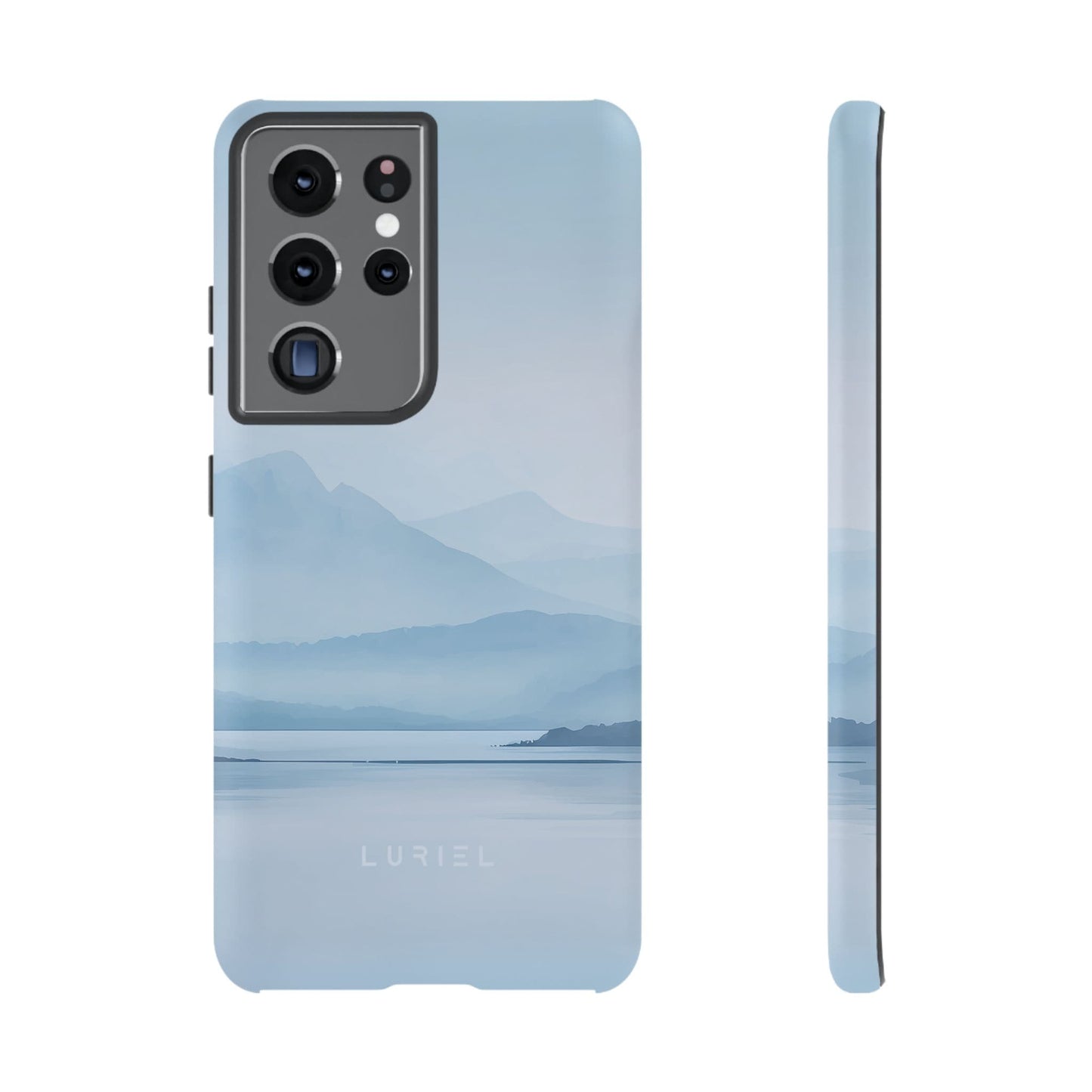 Phone Case Misty Blue Mountain Lake Tough Phone Case Misty Blue Mountain Lake Tough Phone Case