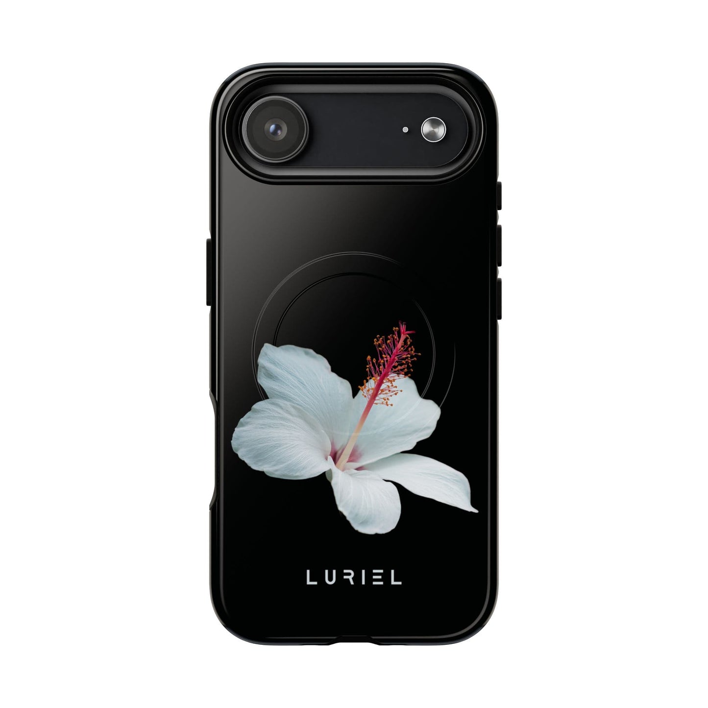 Phone Case White Hibiscus Floral Tough Magsafe Case White Hibiscus Floral Tough Magsafe Case