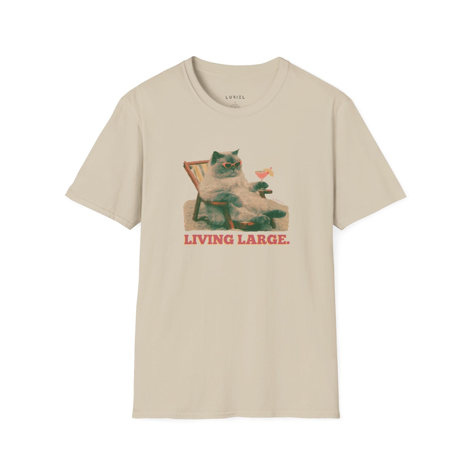 T-Shirt Living Large Cat T-Shirt Living Large Cat T-Shirt