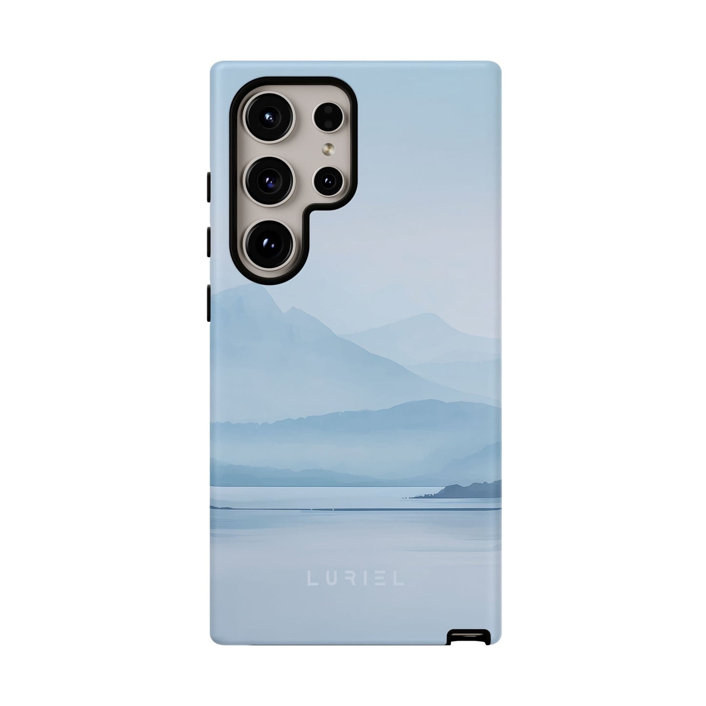 Phone Case Misty Blue Mountain Lake Tough Phone Case Misty Blue Mountain Lake Tough Phone Case