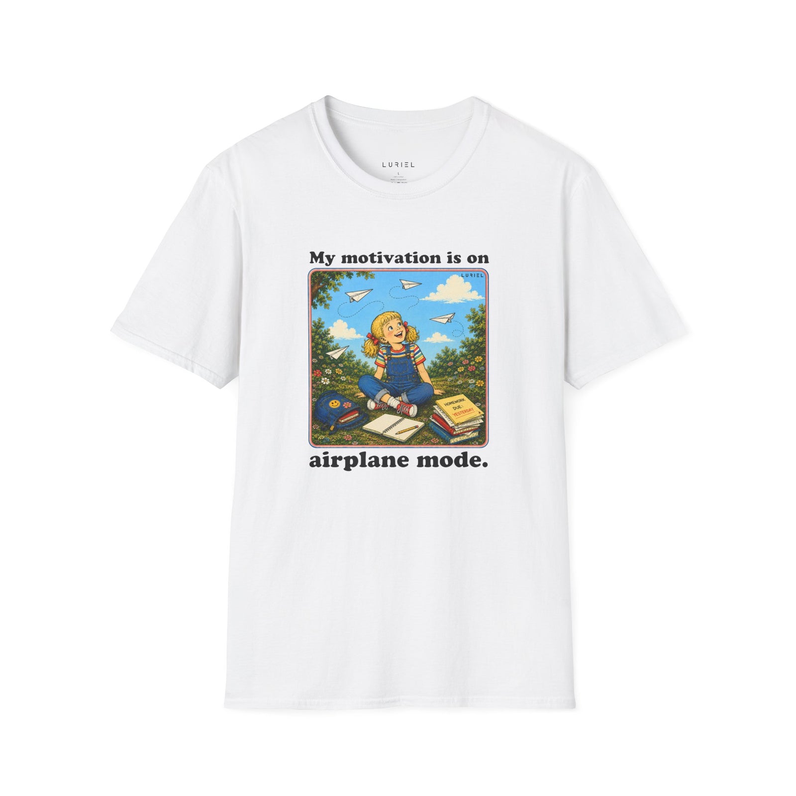 T-Shirt My Motivation Is On Airplane Mode T-Shirt My Motivation Is On Airplane Mode T-Shirt