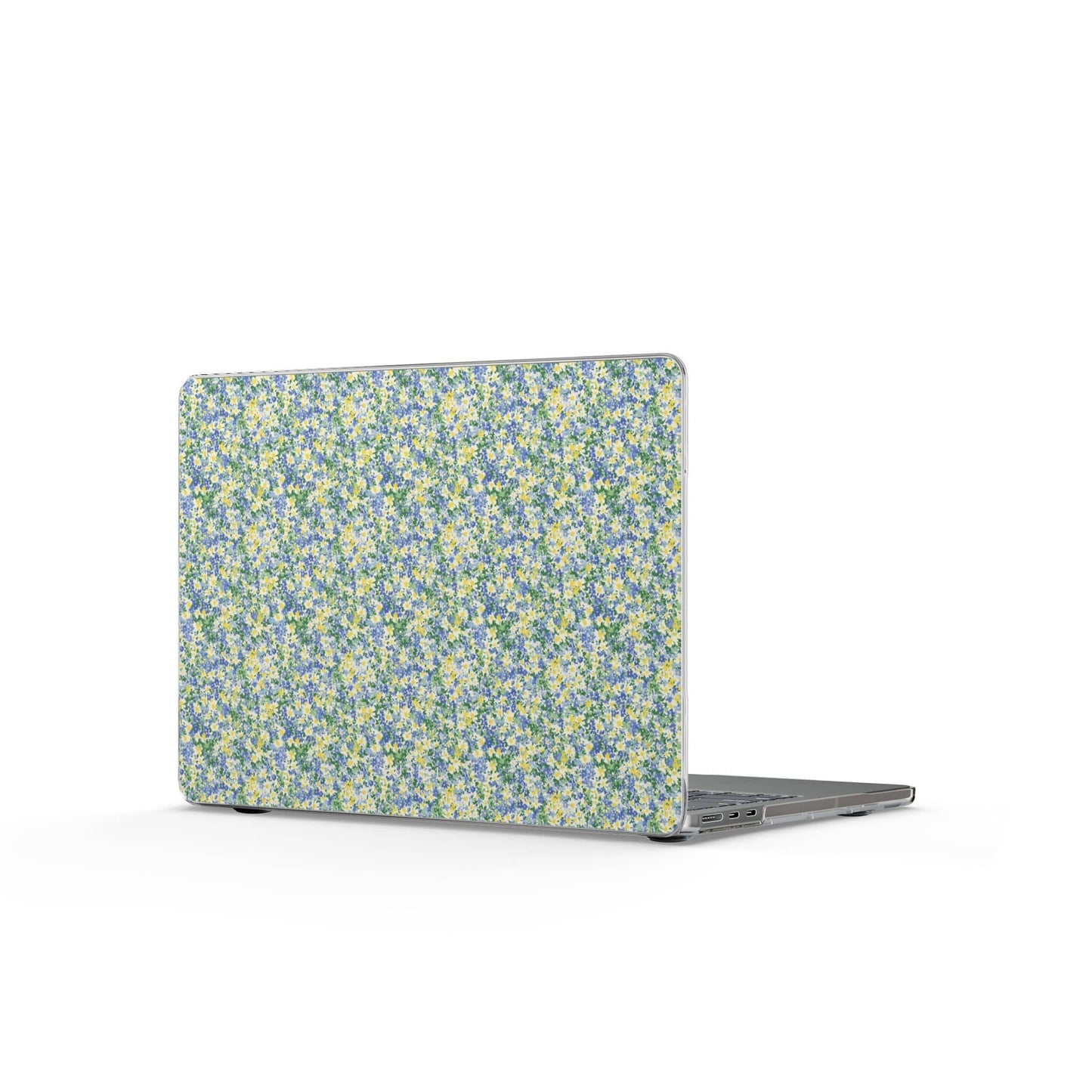 Laptop Sleeve Summer Garden Mediterranean Style Clear MacBook Case Summer Garden Mediterranean Style Clear MacBook Case
