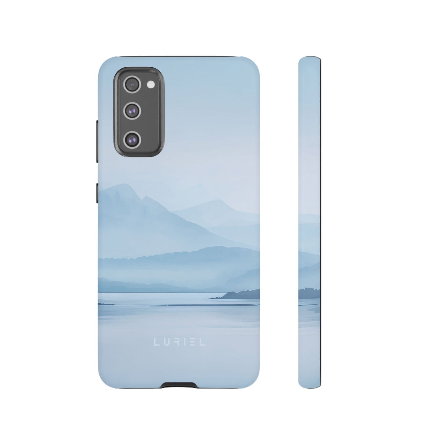 Phone Case Misty Blue Mountain Lake Tough Phone Case Misty Blue Mountain Lake Tough Phone Case