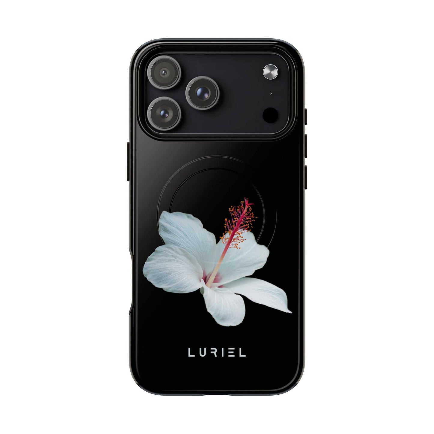 Phone Case White Hibiscus Floral Tough Magsafe Case White Hibiscus Floral Tough Magsafe Case