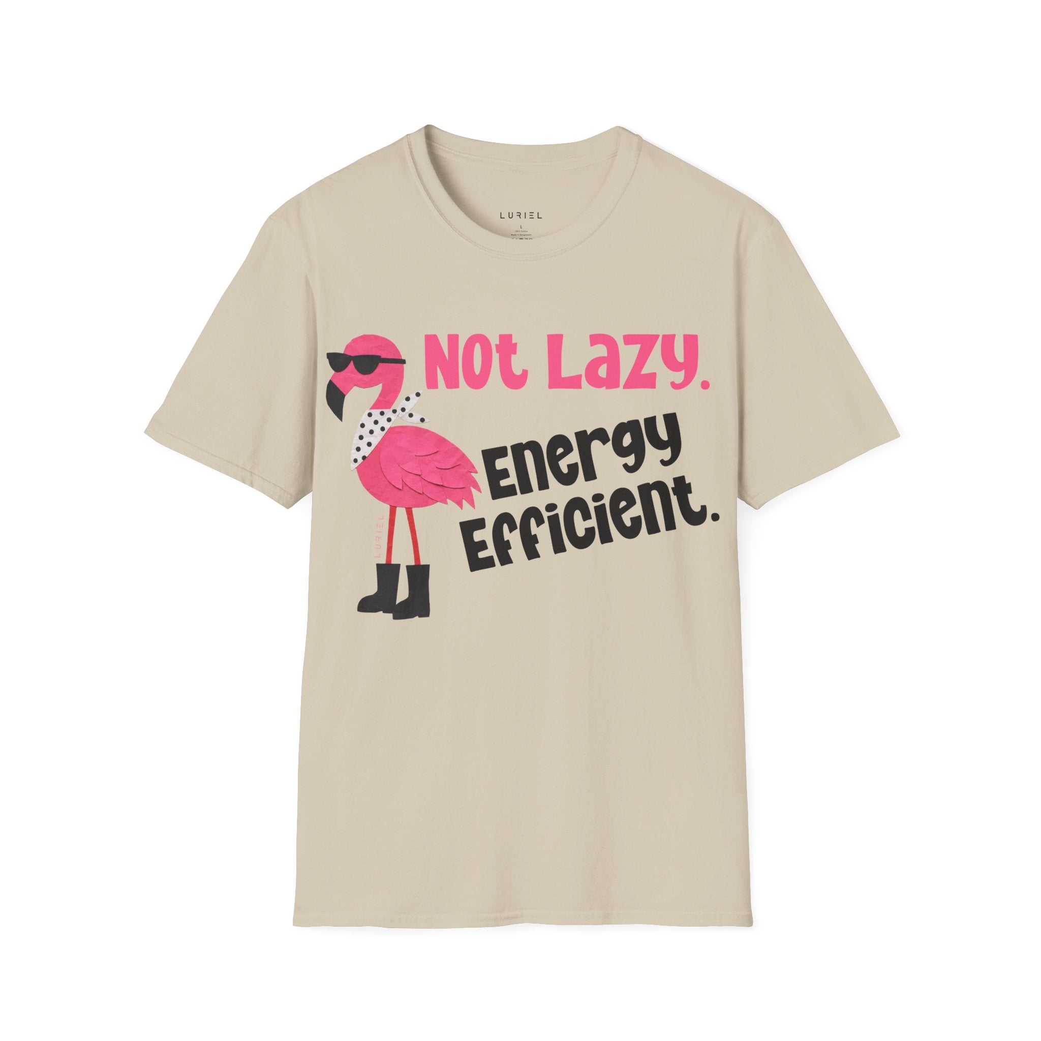 Not Lazy Flamingo T-Shirt