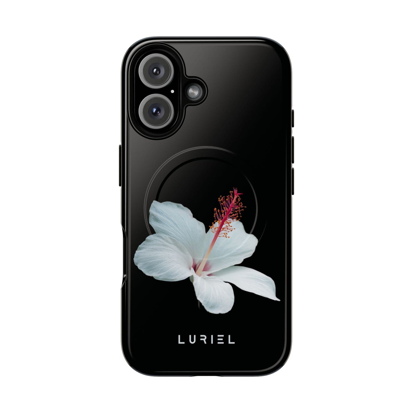 Phone Case White Hibiscus Floral Tough Magsafe Case White Hibiscus Floral Tough Magsafe Case