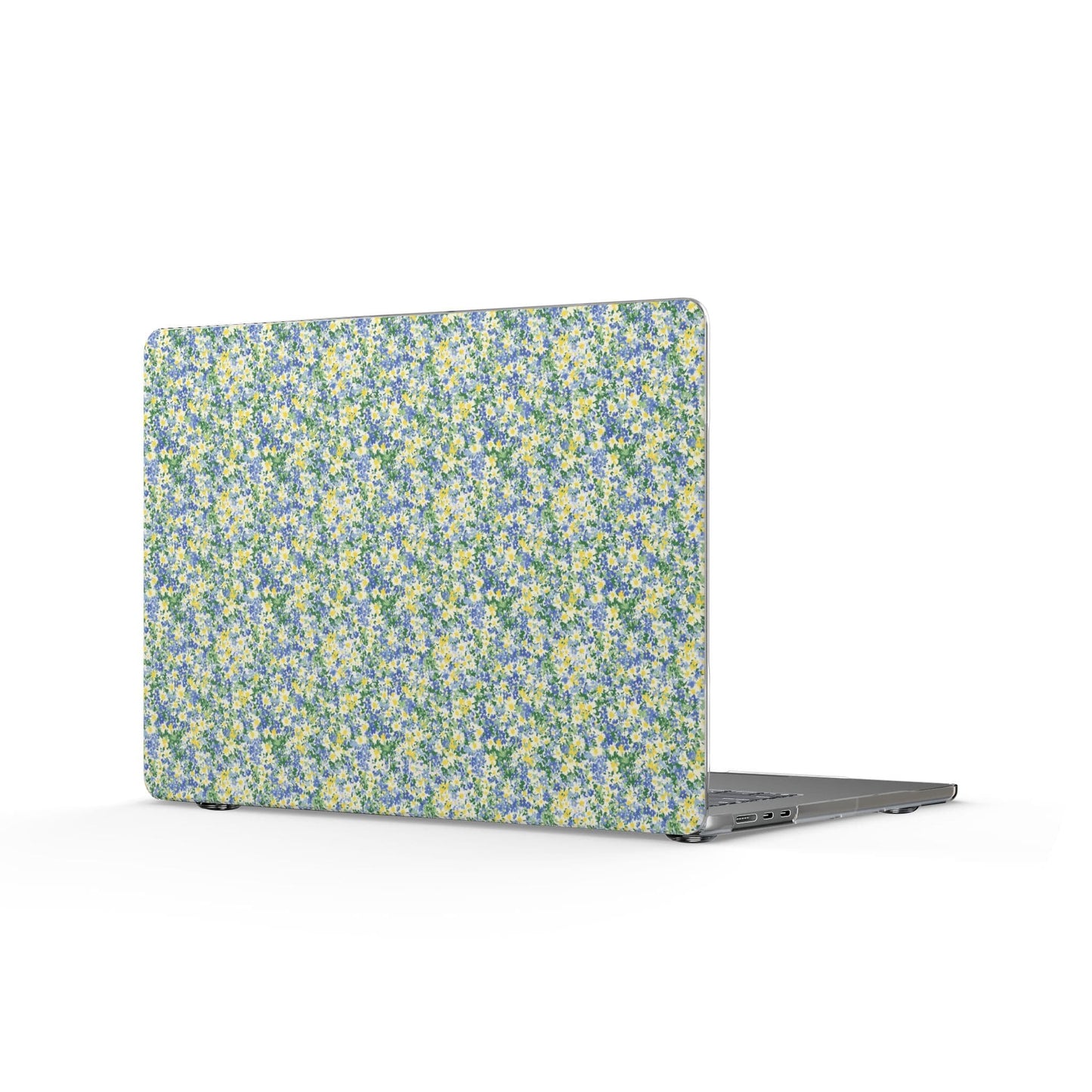 Laptop Sleeve Summer Garden Mediterranean Style Clear MacBook Case Summer Garden Mediterranean Style Clear MacBook Case