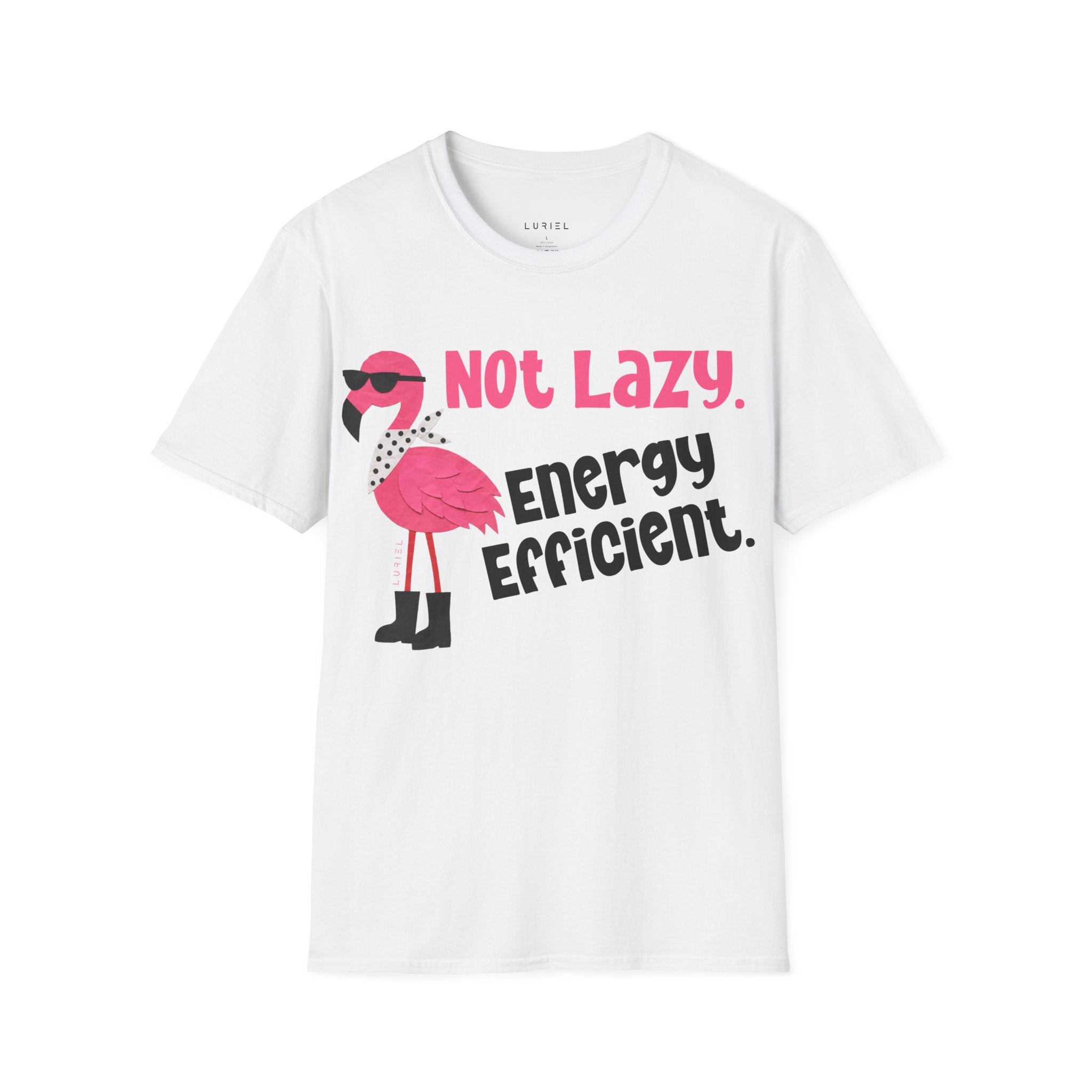 Not Lazy Flamingo T-Shirt