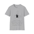 T-Shirt — Minimal Stretching Woman Illustration with 'Don't Have a Morning Routine' Quote