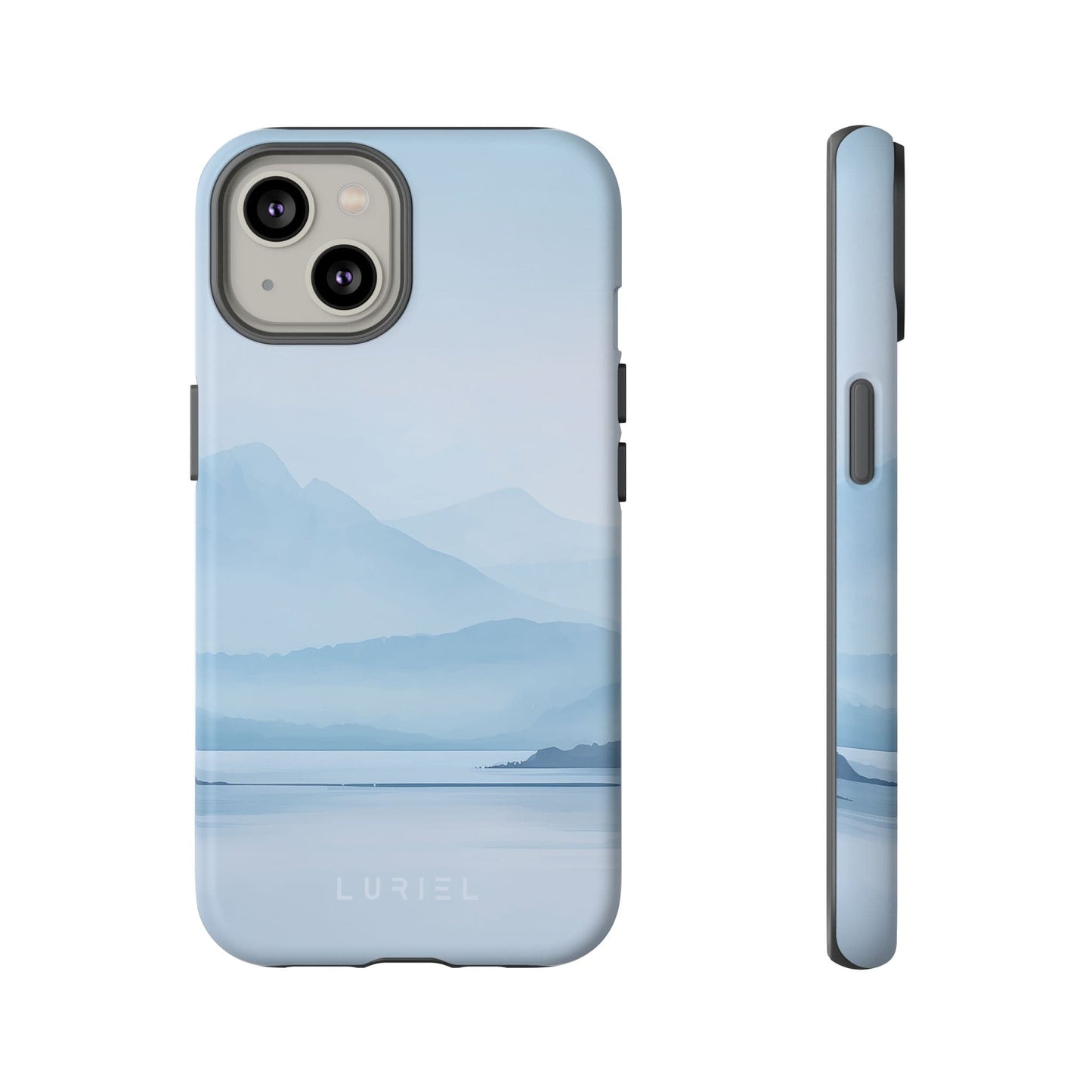 Phone Case Misty Blue Mountain Lake Tough Phone Case Misty Blue Mountain Lake Tough Phone Case