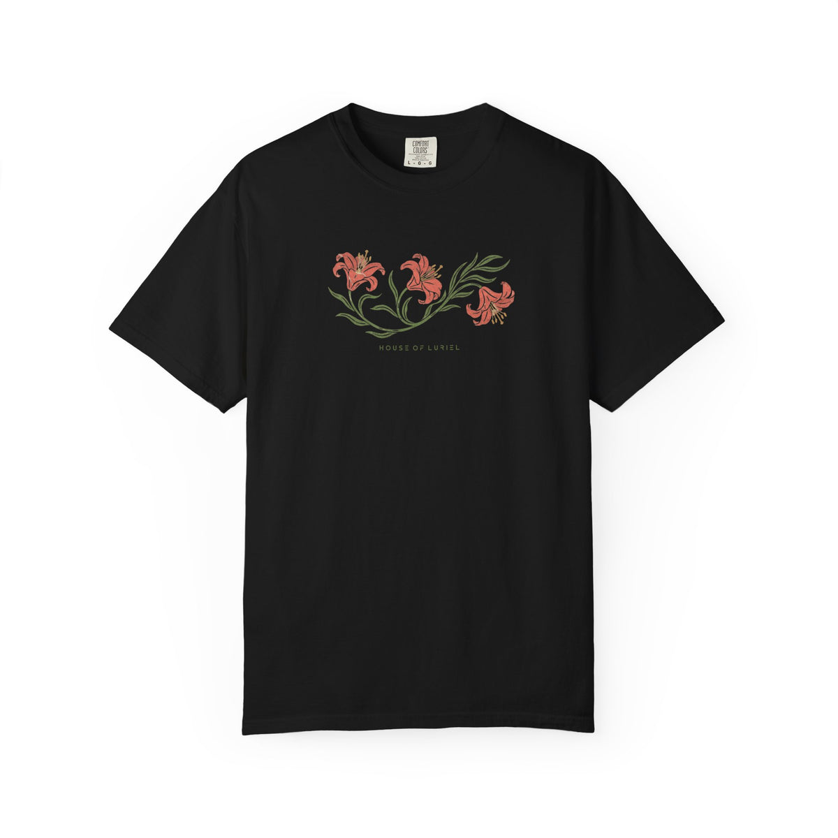 T-Shirt Floral Lily Vine T-Shirt Floral Lily Vine T-Shirt