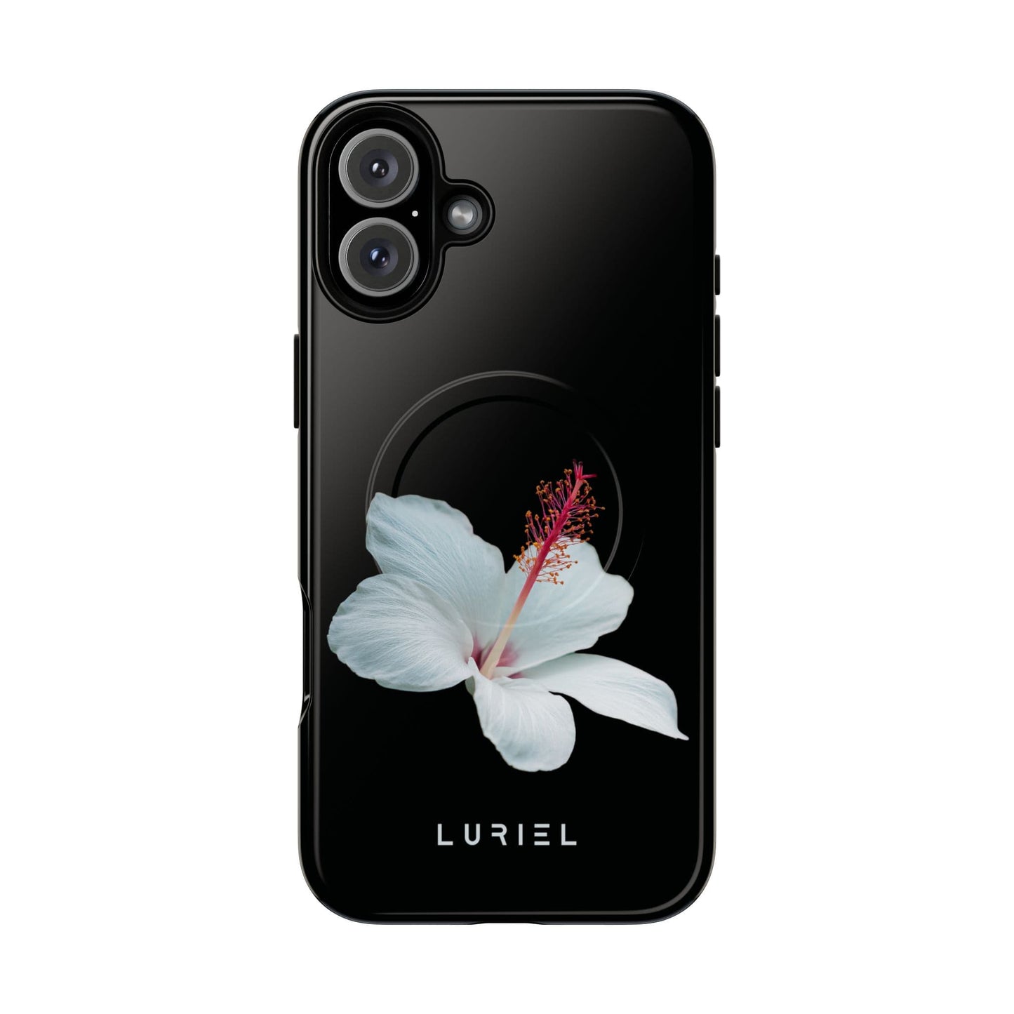 Phone Case White Hibiscus Floral Tough Magsafe Case White Hibiscus Floral Tough Magsafe Case