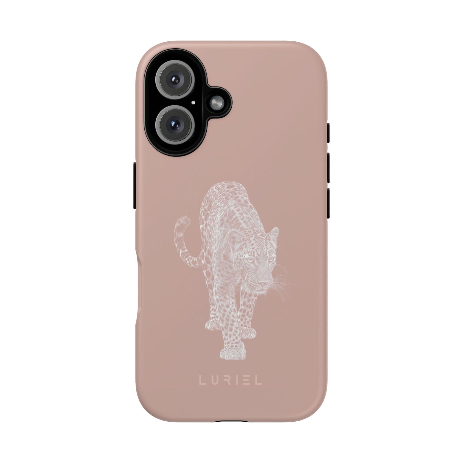 Phone Case White Leopard Outline Tough Phone Case White Leopard Outline Tough Phone Case