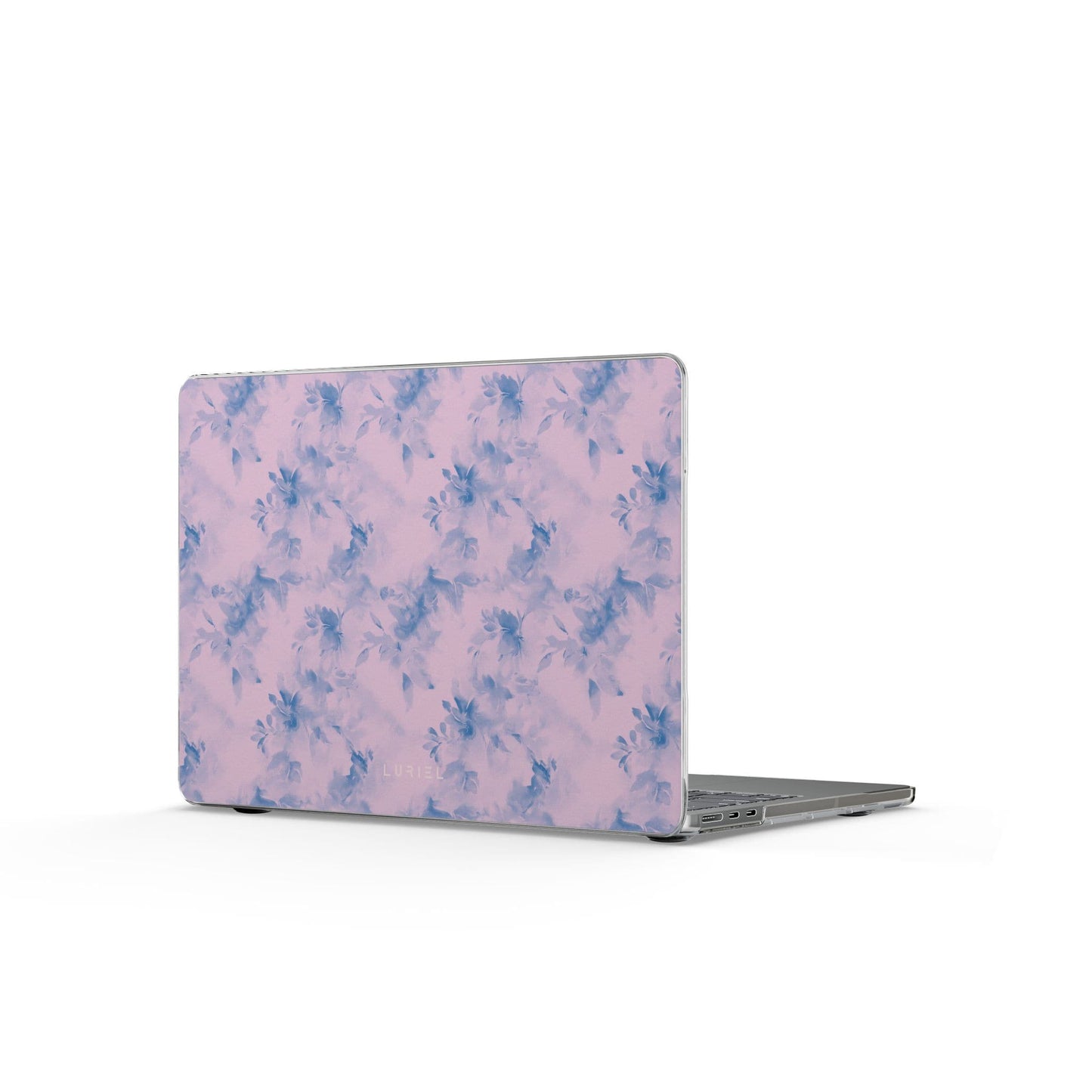 Laptop Sleeve Pinky Blue Floral MacBook Case | Pastel Laptop Cover Pinky Blue Floral MacBook Case | Pastel Laptop Cover