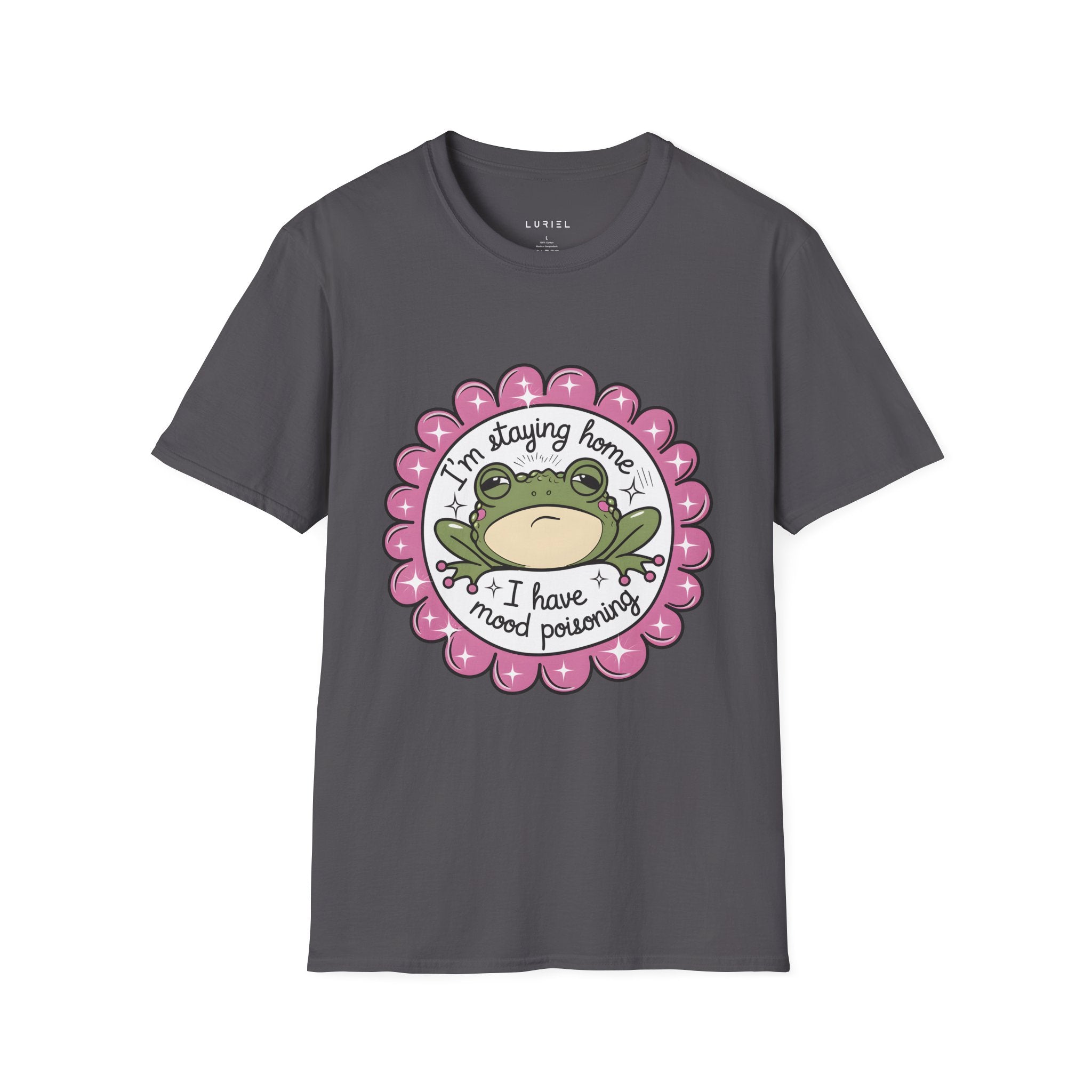 I'm Staying Home Frog T‑Shirt