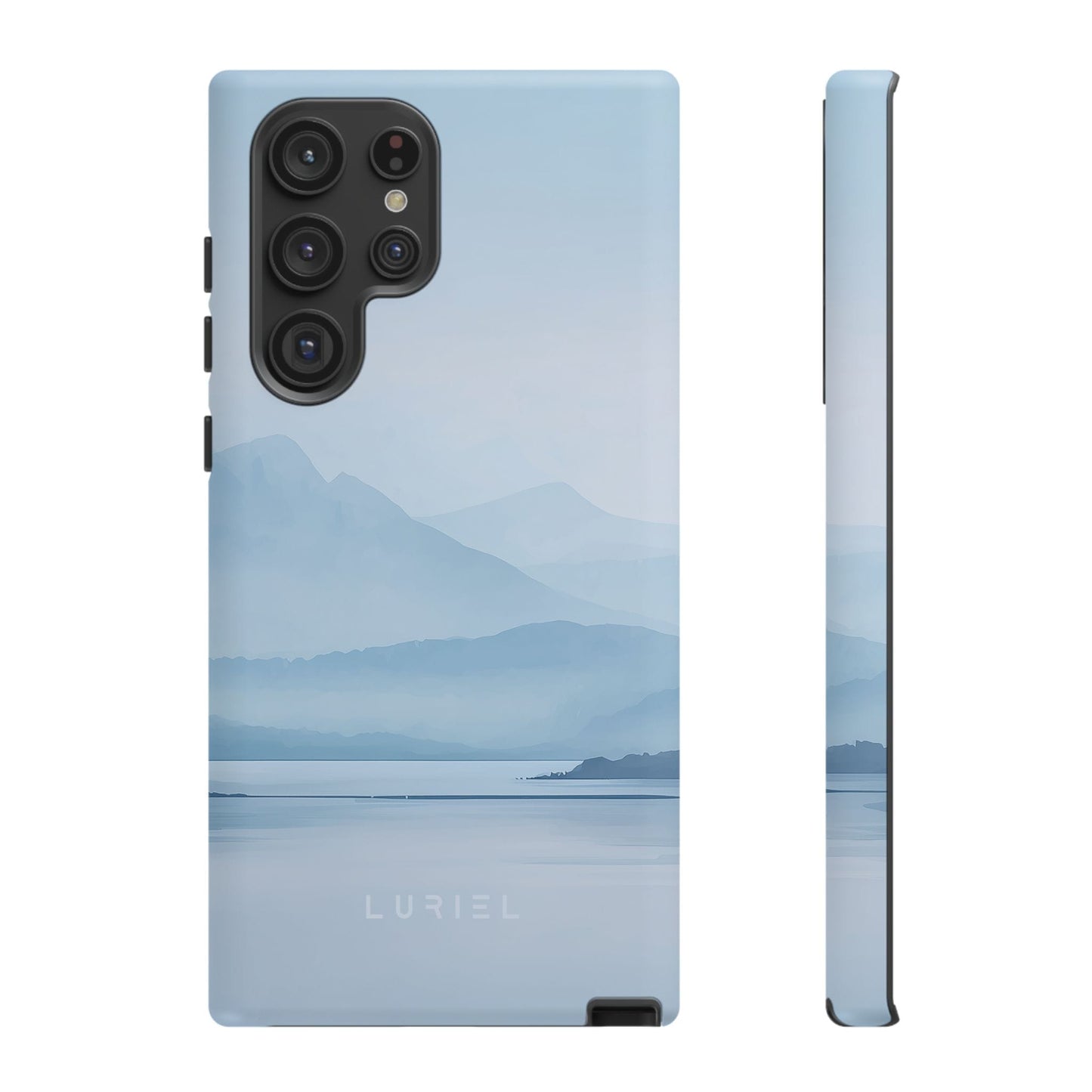 Phone Case Misty Blue Mountain Lake Tough Phone Case Misty Blue Mountain Lake Tough Phone Case