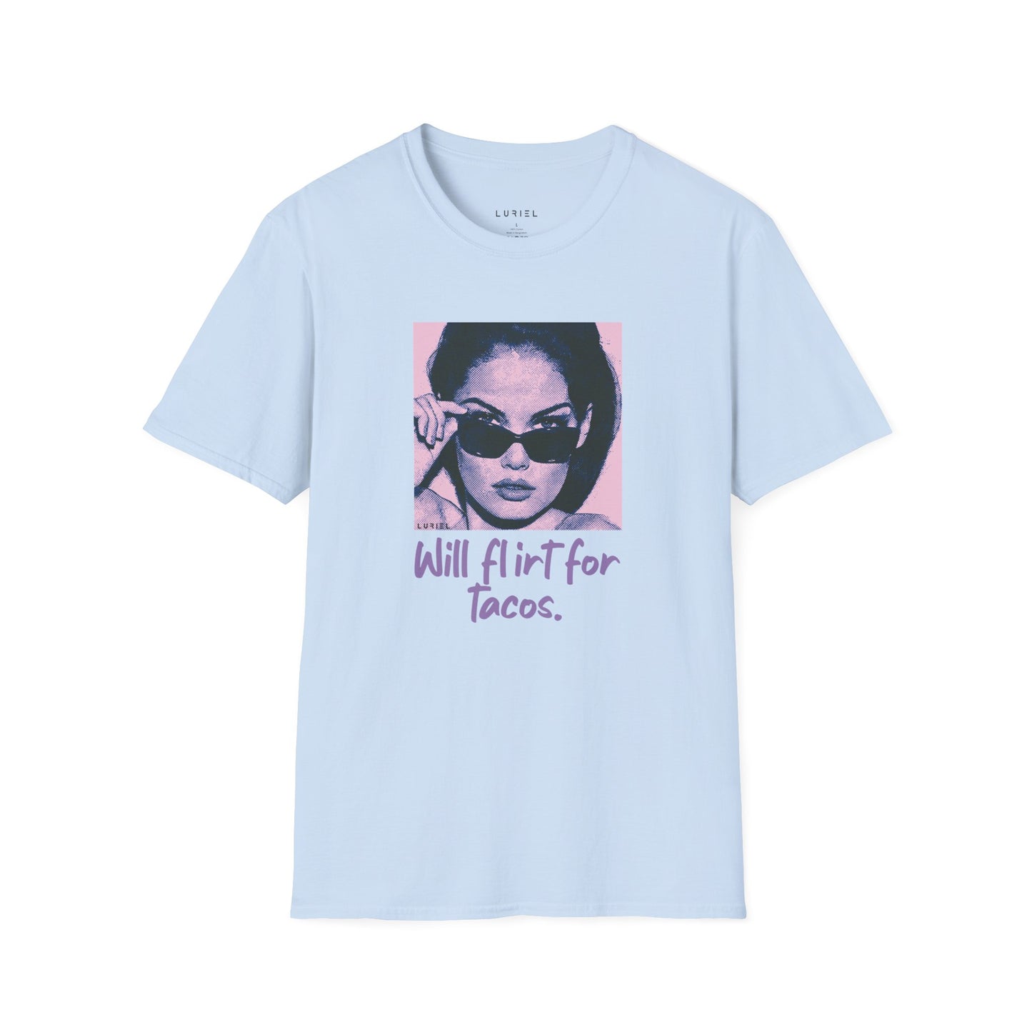 T-Shirt Will Flirt For Tacos T-Shirt Will Flirt For Tacos T-Shirt