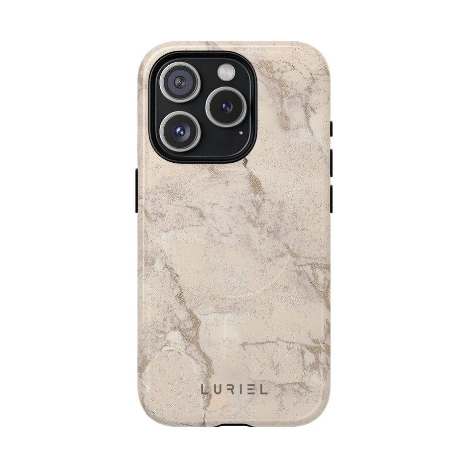 Phone Case Marble Creme Tough Magsafe Case Marble Creme Tough Magsafe Case