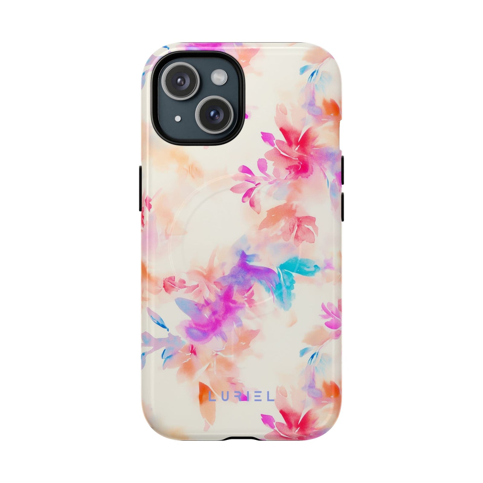 Phone Case Watercolour Pink Floral Tough Magsafe Case Watercolour Pink Floral Tough Magsafe Case